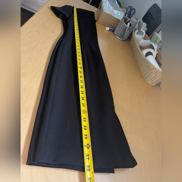 CASSIS Classic Women Black Dress Back Zipper Closure Size 2 Short Sleeve - Picture 12 of 12